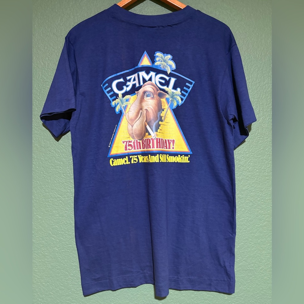 Vintage 90s Camel Joe 75th Birthday Pocket Tee